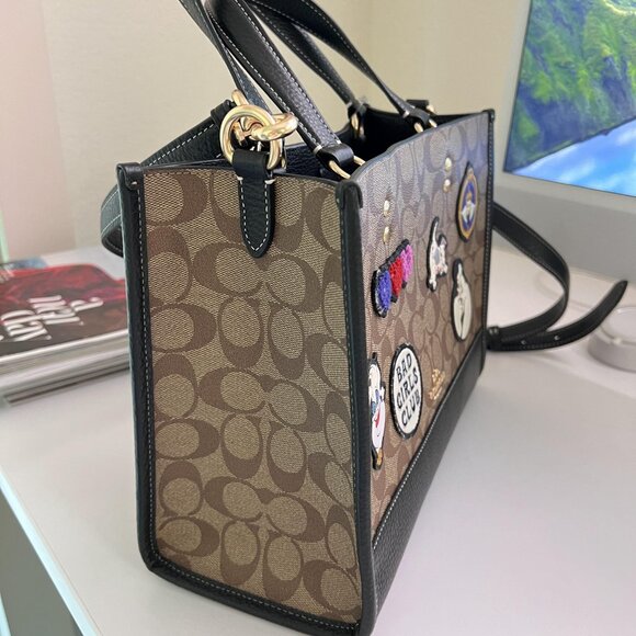 Coach Dempsey Carryall In Signature Canvas With Patches CC873 - Picture 4 of 8